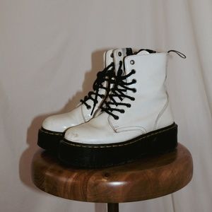 White Doc Marten Jadon Boots